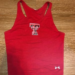 Under Armour Texas Tech crop top